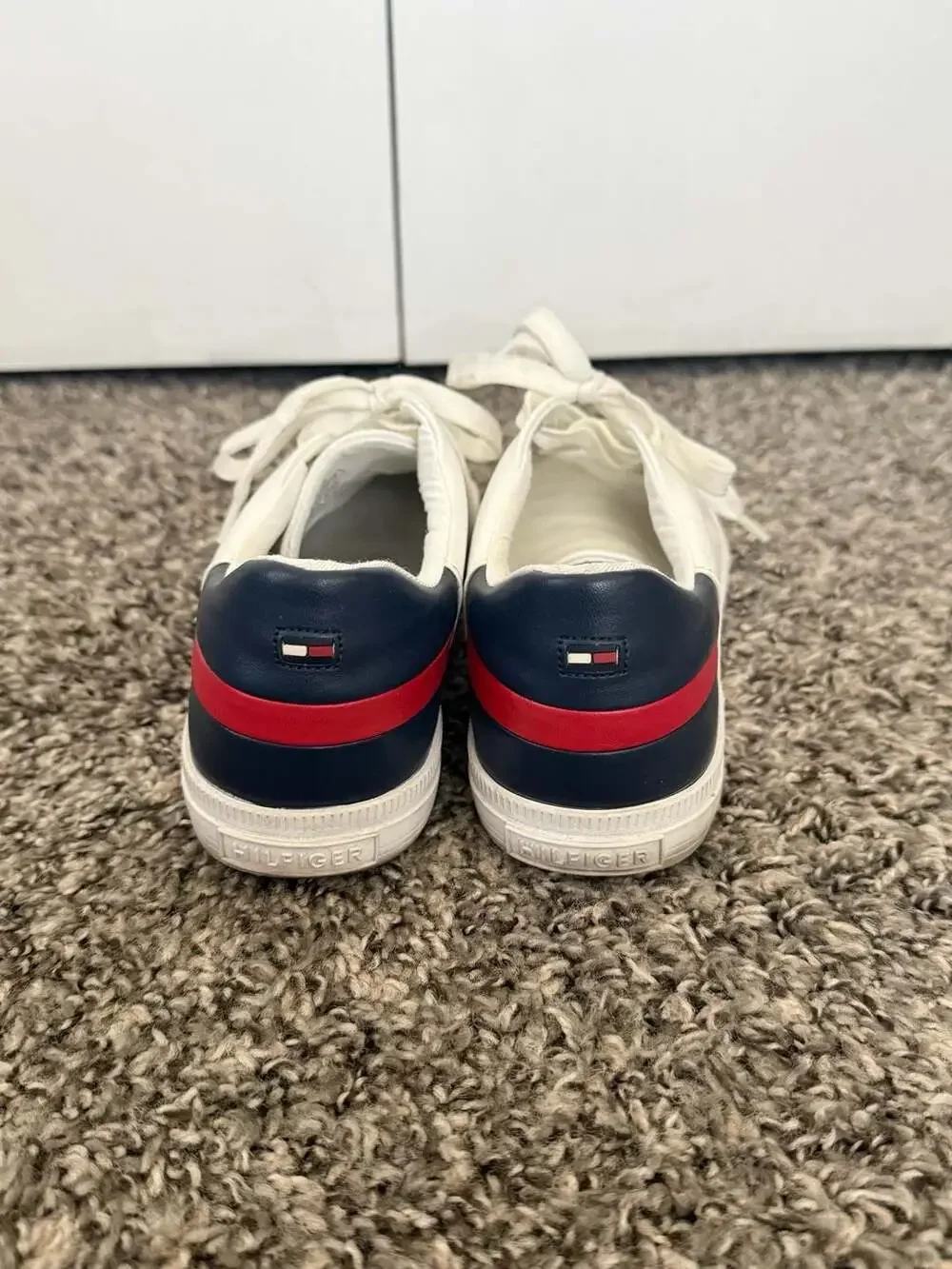 Tommy Hilfiger Laddin White Basic Low Profile Sneakers